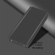 Load image into Gallery viewer, QC 3.0 Fast Charging USB Power Bank Battery Charger Box LED Digital Display Light 8x 18650 Battery Charger Box for Huawei Iphone