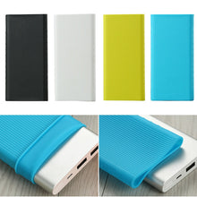Load image into Gallery viewer, Anti-slip Silicone Protector Case Sleeve For Xiaomi power bank 2 10000 mAh Dual USB PLM09ZM Rubber Cover Power bank Accessory